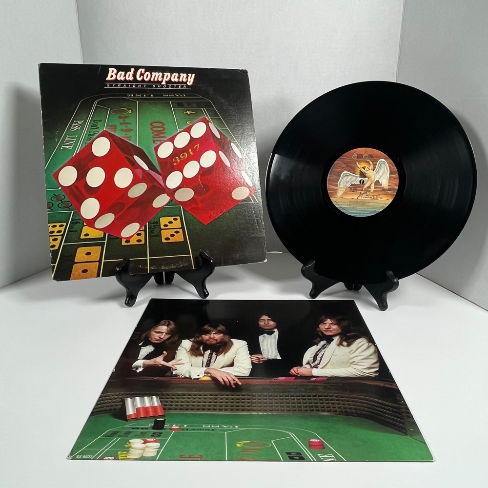 Bad Company Straight Shooter Vinyl LP 1975 Swan Song SS 8502 Original Press